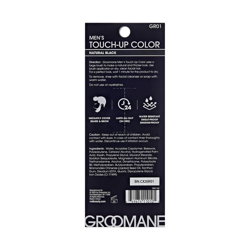 Thumbnail: Red by KISS Men's Groomane Touch-Up Color for Beard, Eyebrows & Sideburns