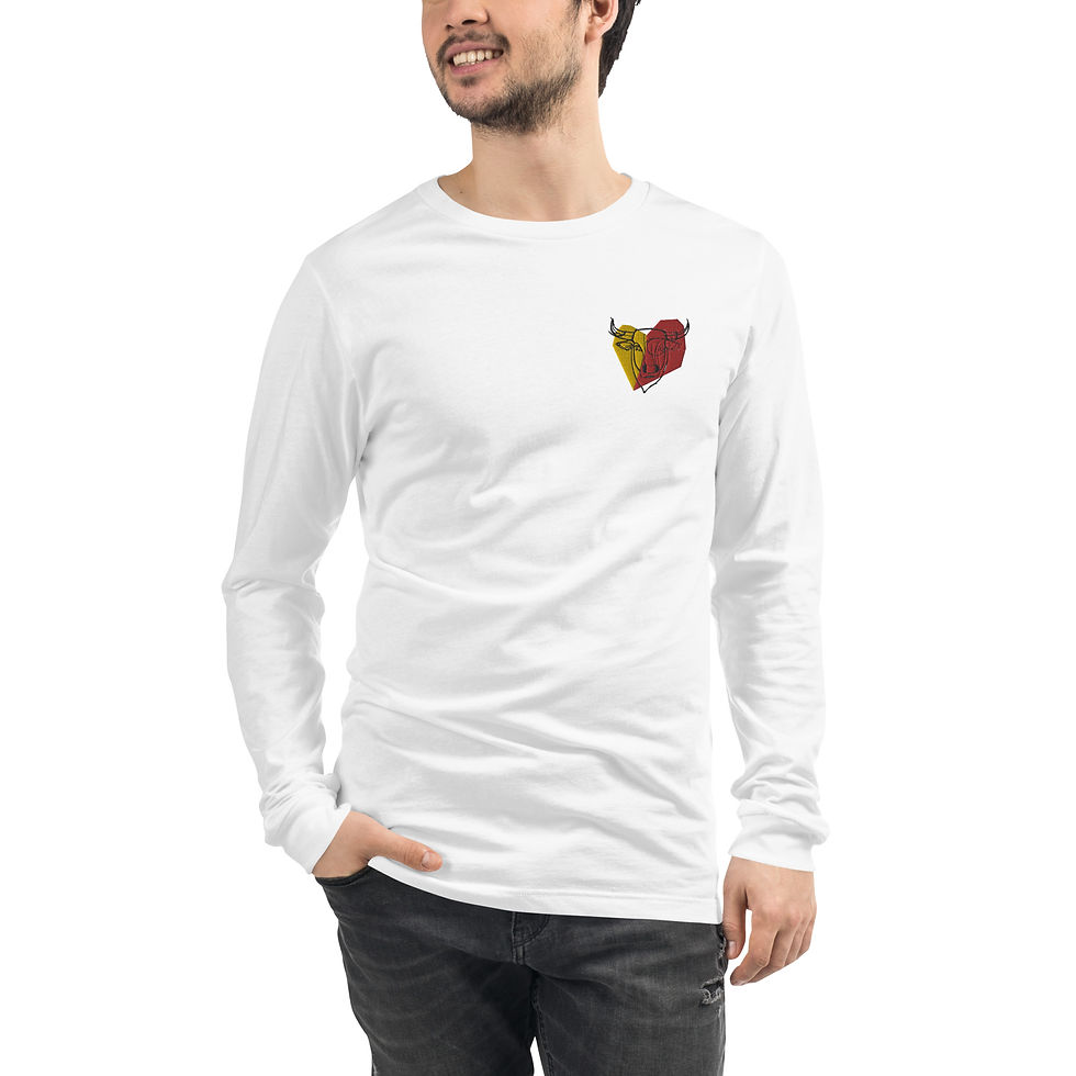 Thumbnail: Heart of a Bull Unisex Long Sleeve Tee