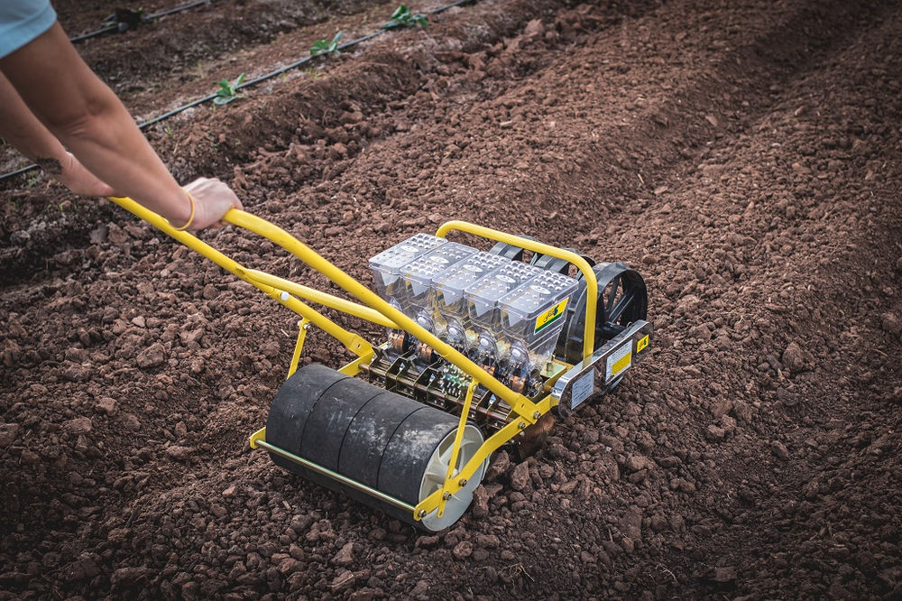 A New Seeder & Harvesting Black Radishes