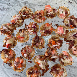 Bacon Tomato Cups Makes 30 cups