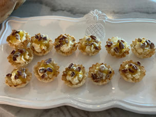 Mascarpone & Fig Appetizers                 Makes 24