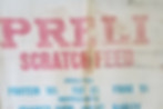 100 LBS. Preli Scratch Feed: Protein 10%, Fat 2%, Fibre 5% - Ingredients: cracked corn, wheat, barley, buckwheat, sunflower seed. Mixed for John L. Preli & Bro., Glastonbury, Conn.