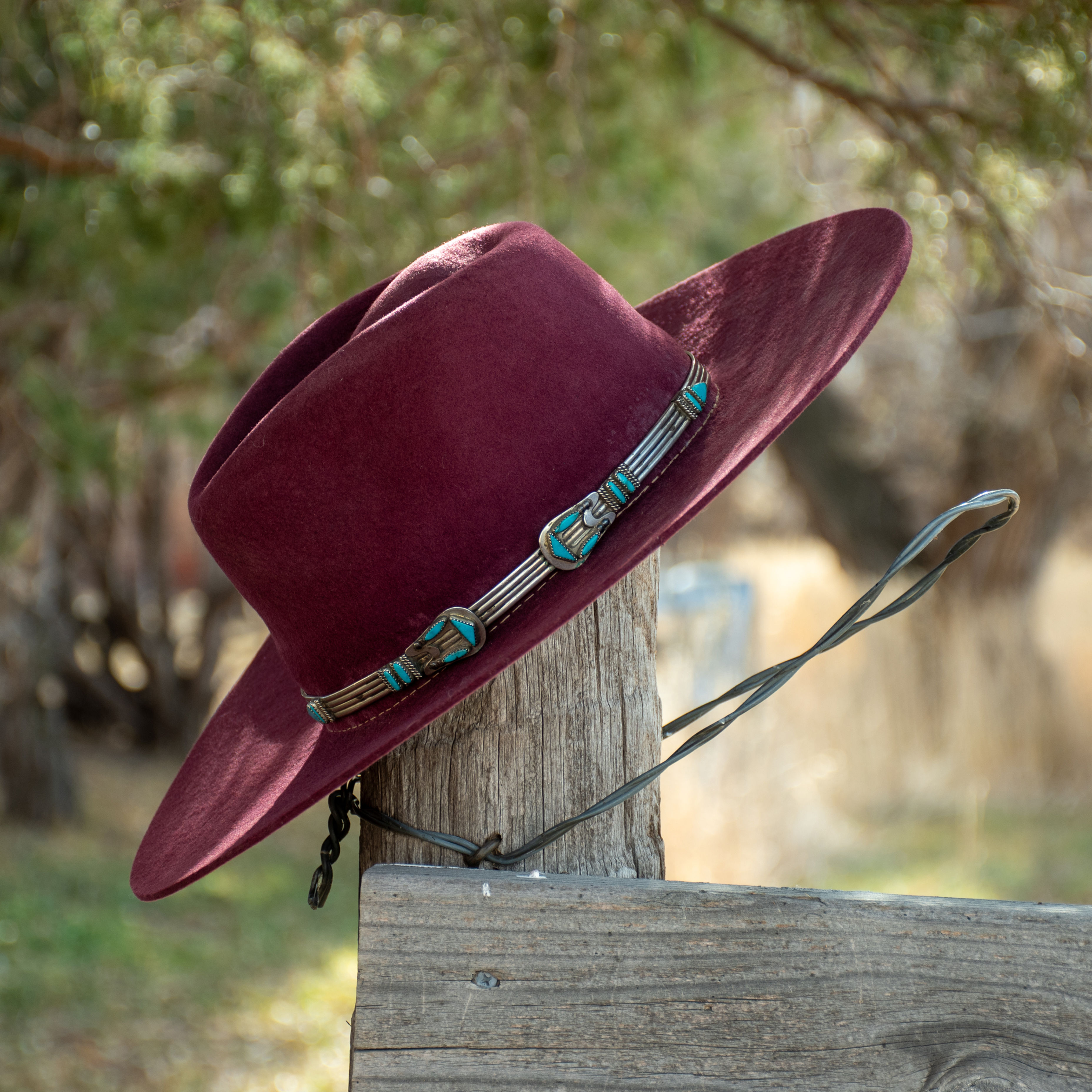 Vintage Turquoise Hatband