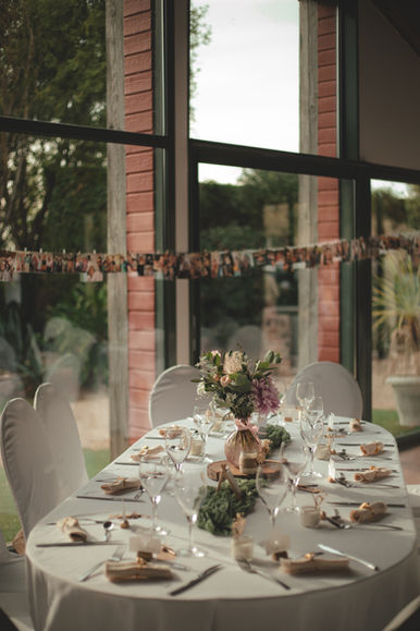 Détails de la décoration d'un mariage en Bretagne