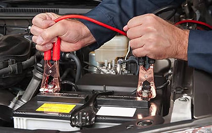 battery dead car doesn't start roadside assistance jump it with jump cable
