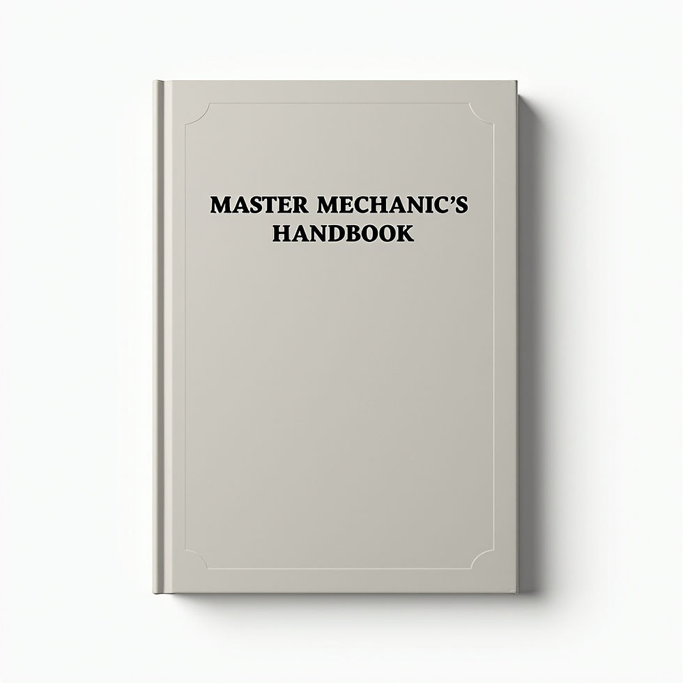 Master Mechanic's Handbook