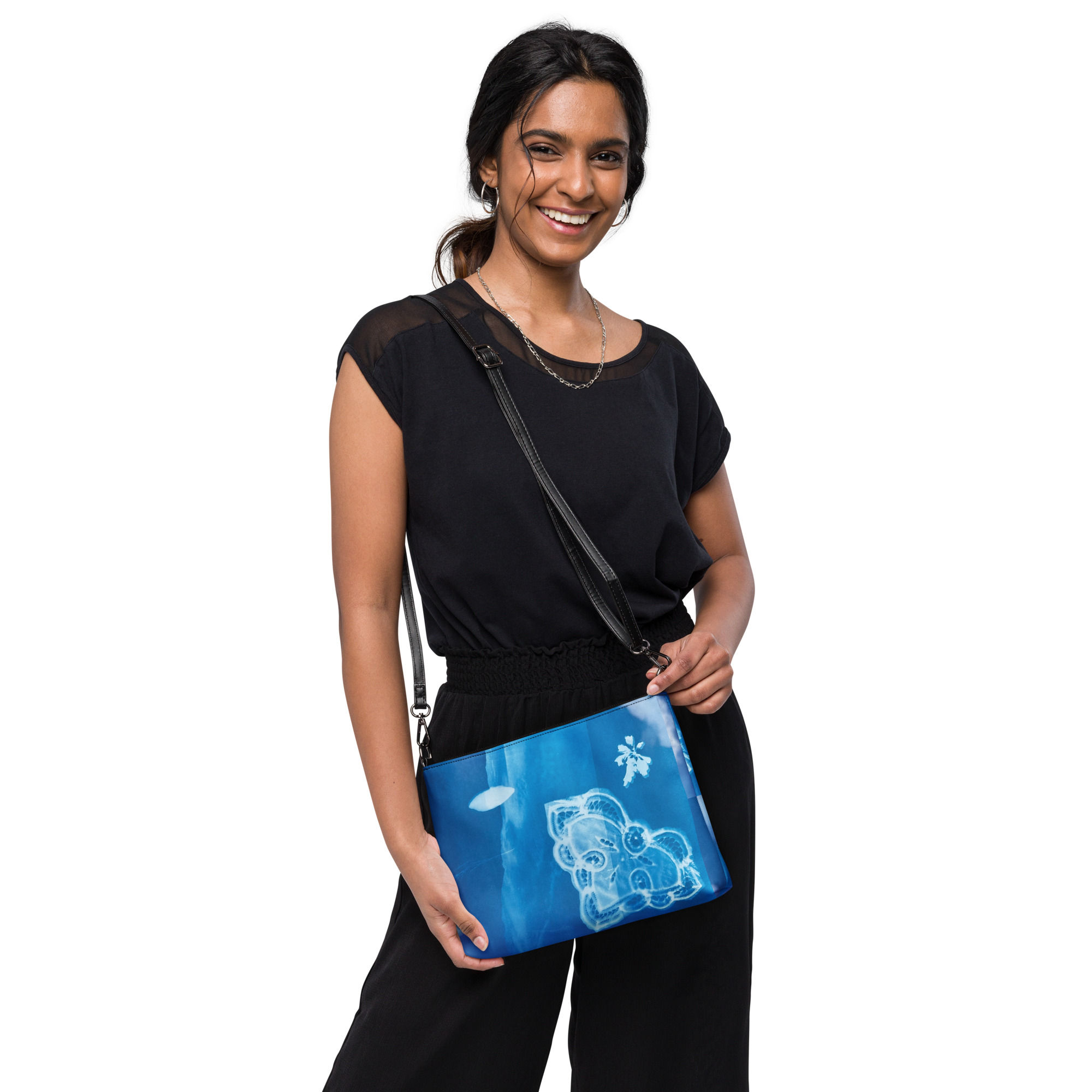 'Blue Land' Crossbody/Clutch Bag