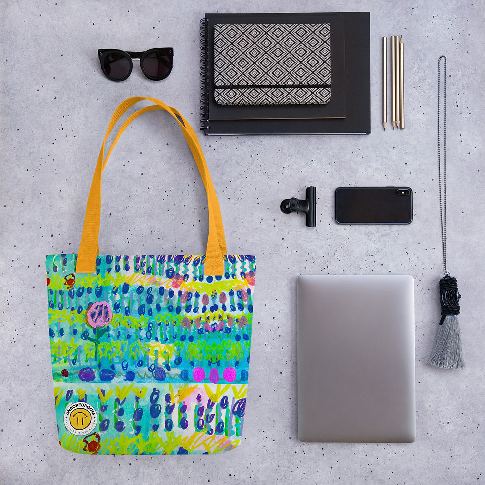 Thumbnail: 'Bluebonnet Field' Tote Bag