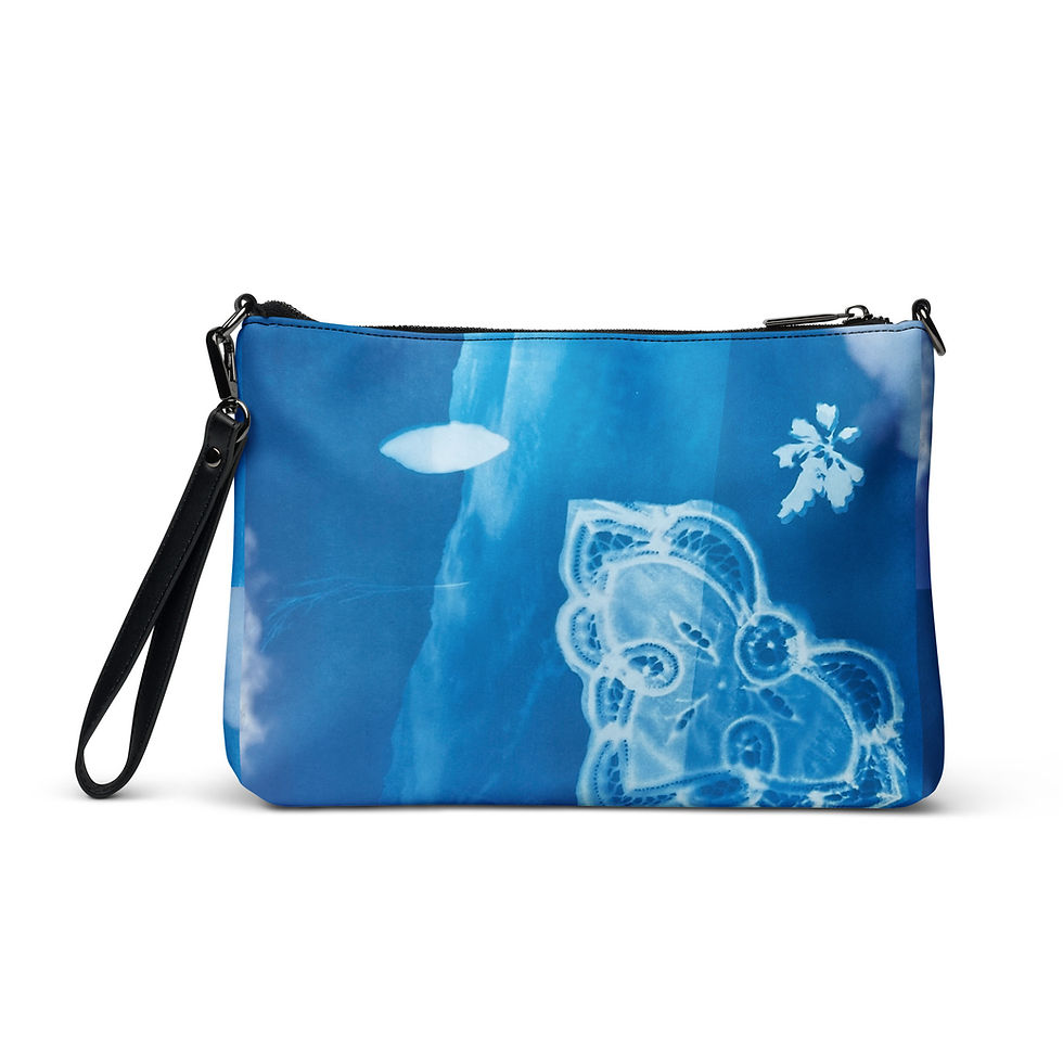 Thumbnail: 'Blue Land' Crossbody/Clutch Bag