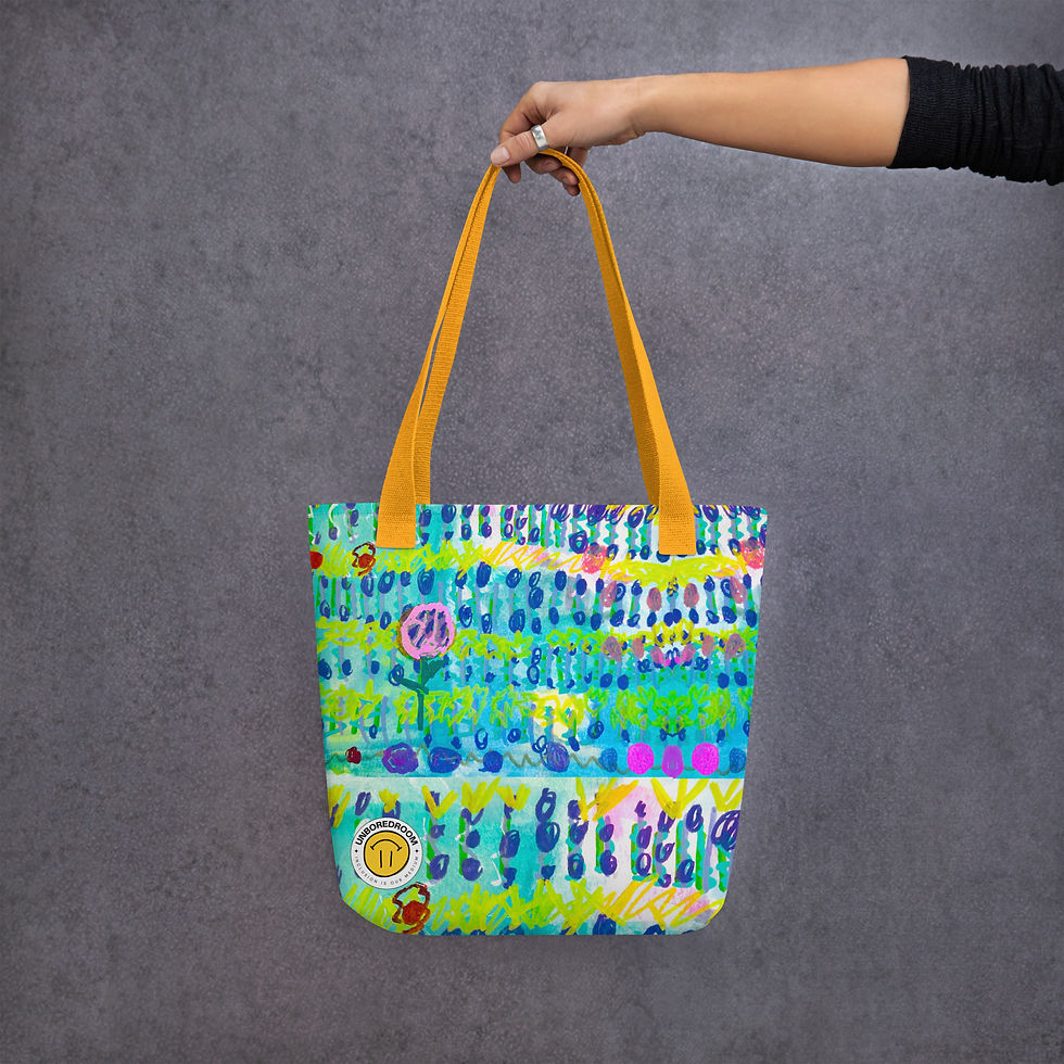 Thumbnail: 'Bluebonnet Field' Tote Bag