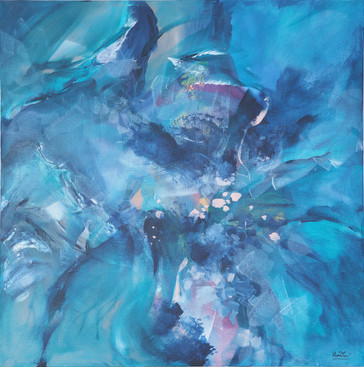 Inlandsis (24x24po) 2020
Acrylique sur toile