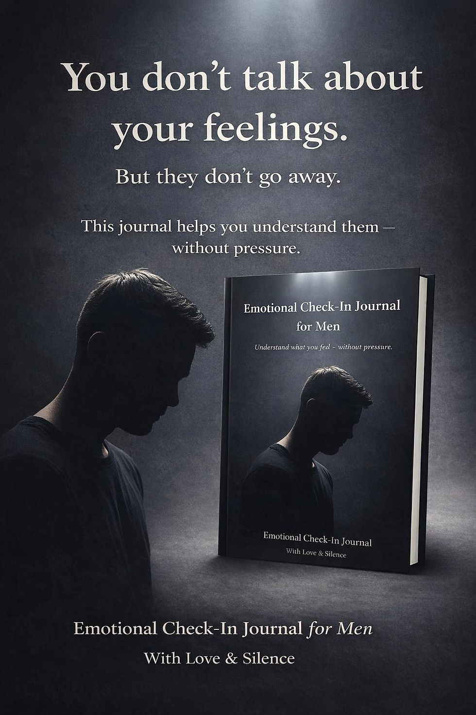 Thumbnail: Emotional Check-In Journal for Men | Daily Reflection & Mental Wellness Journal