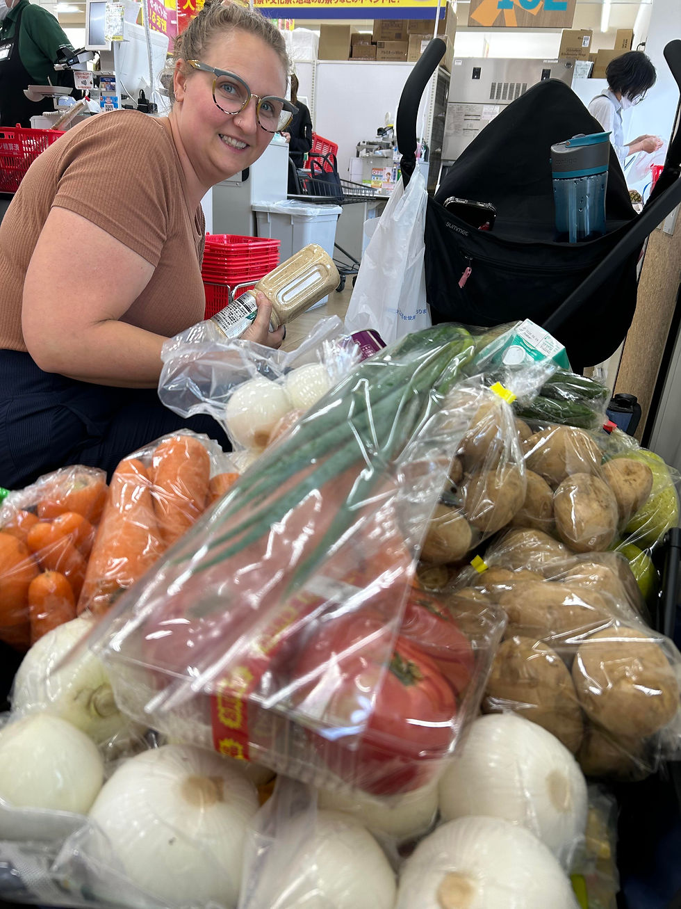 Shopping for 50-70 people per meal is no easy task!