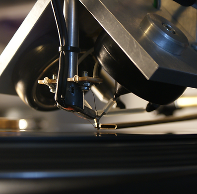 vinyl record cut