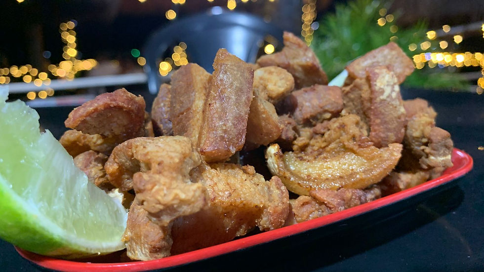 O Torresmo de Barriga é a terceira delícia que não dá para passar sem provar.