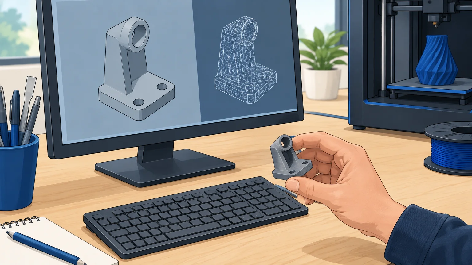 Fiche pour imprimante 3D : formats, choix et contrôles