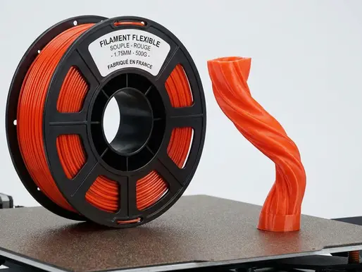 Filament flexible pour imprimante 3D : guide complet pour bien choisir