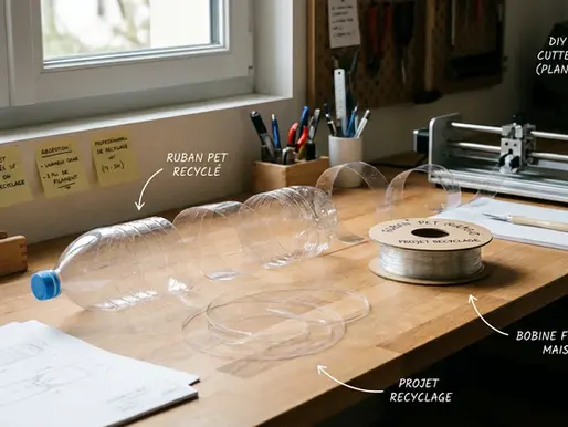 Transformer une bouteille plastique en fil pour imprimante 3D
