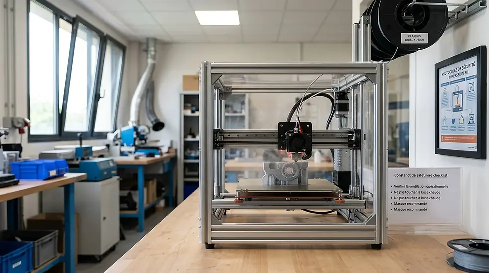 Impression 3D toxique : dangers et prévention en 2026