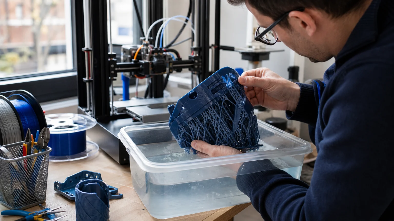 Filament 3D soluble dans l’eau : guide pratique complet