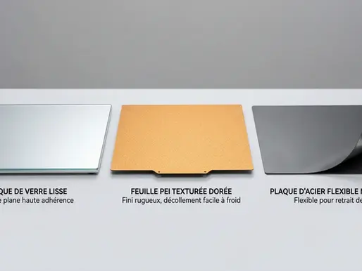 Bien choisir le plateau d'impression de son imprimante 3D