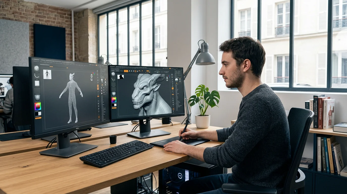 Modeleur 3D : métier, compétences, salaire et formation 2026