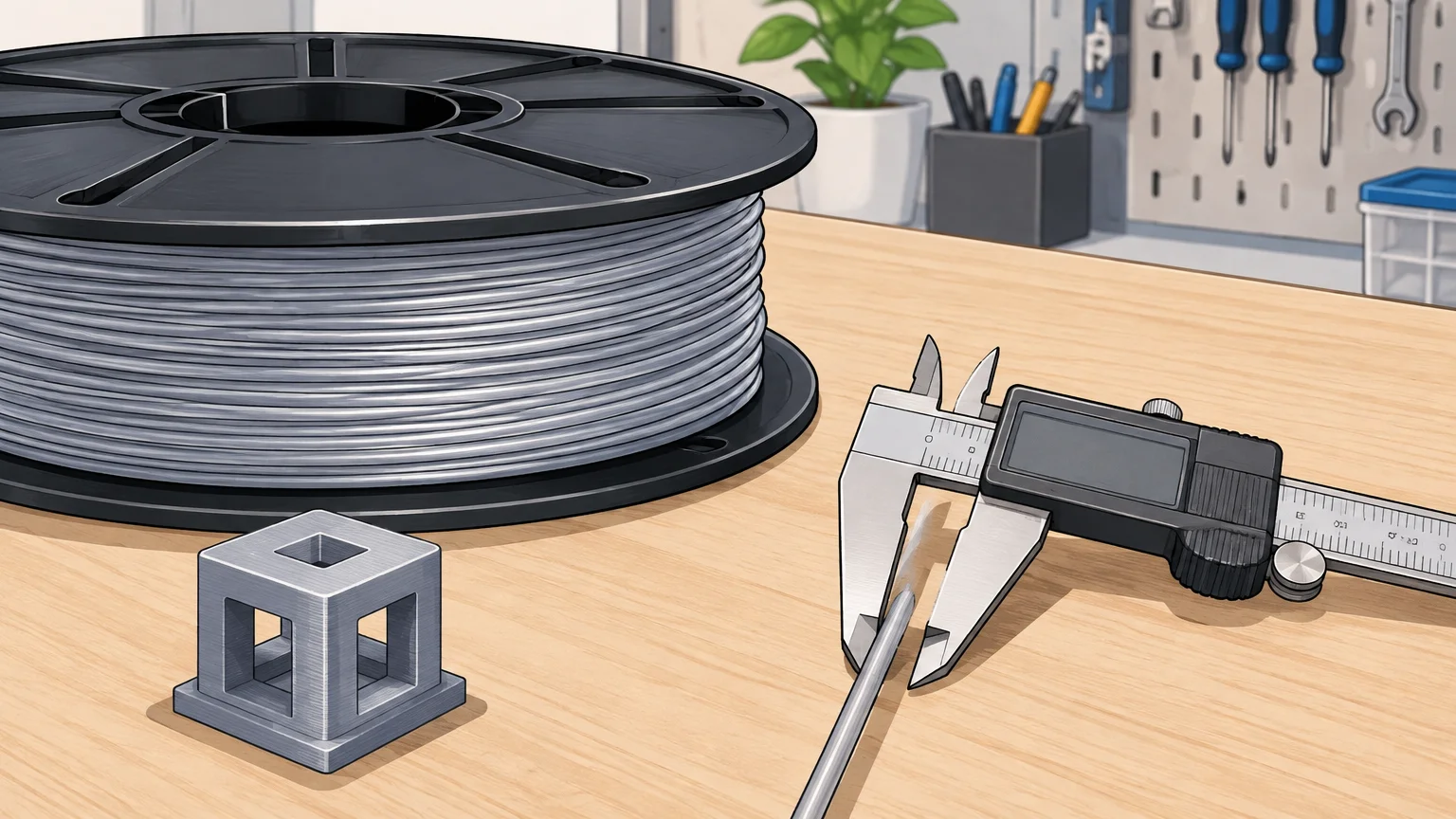 Tableau comparatif des filaments 3D à enregistrer en PDF