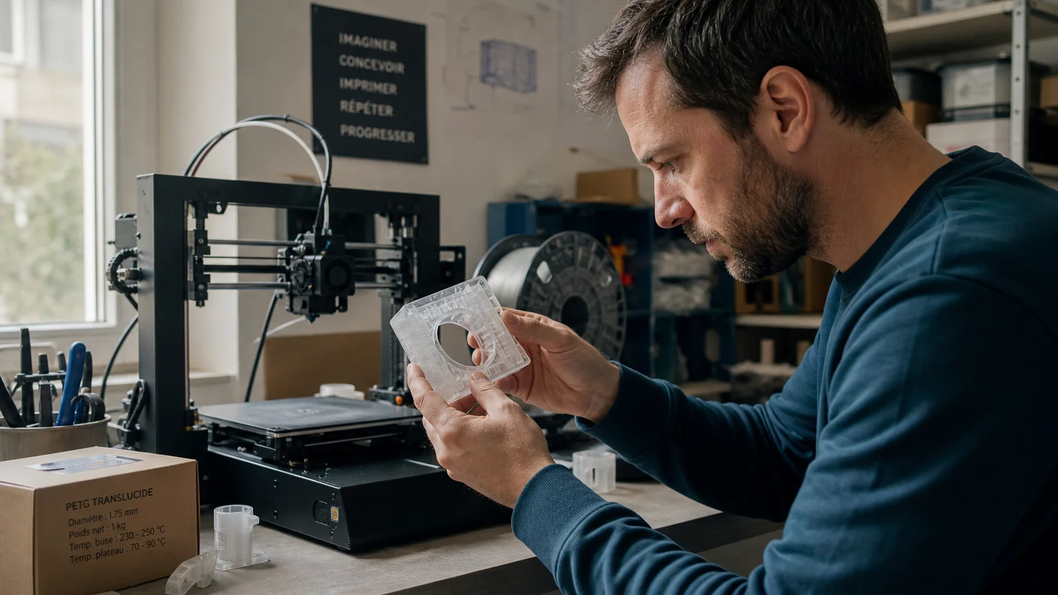 PETG en impression 3D : guide complet pour bien imprimer
