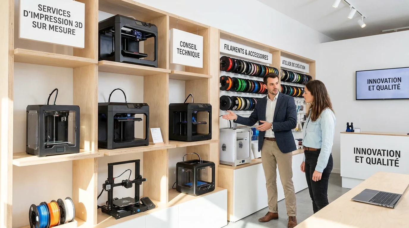 Magasin d'imprimante 3D : guide pour bien choisir en 2026