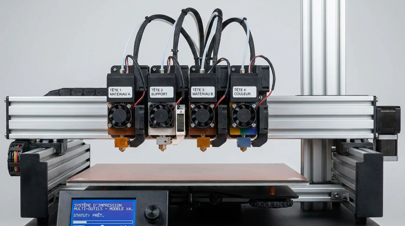 Snapmaker U1 : guide complet de l'imprimante 3D multi-têtes