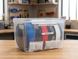 Rangement des bobines de filament 3D : guide complet et astuces