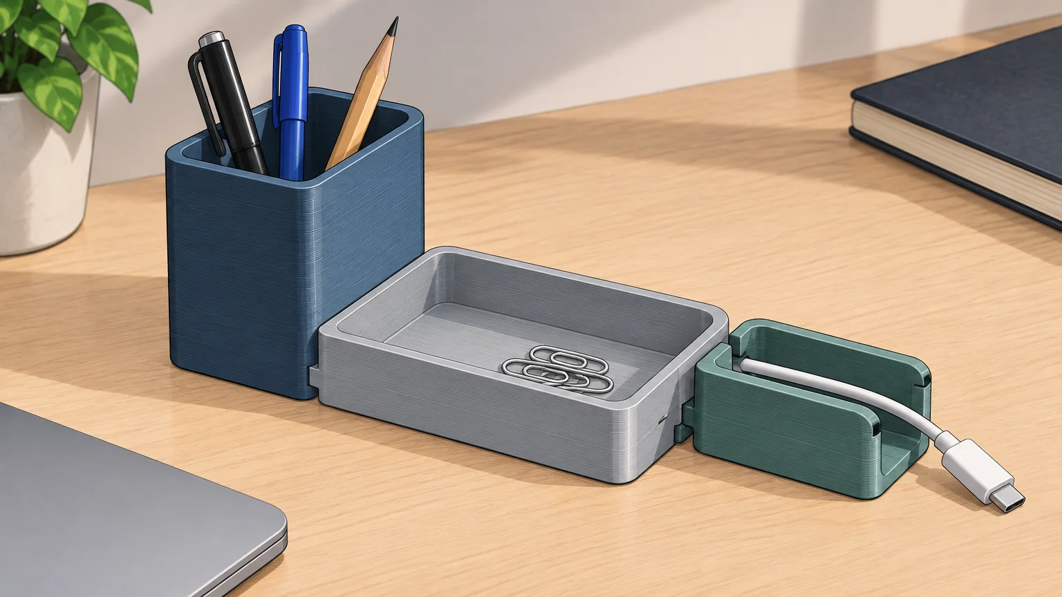 Impression 3D : concevoir un rangement de bureau pratique