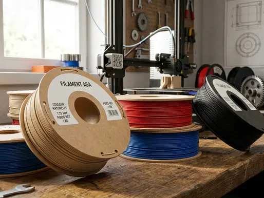Filament ASA pour impression 3D : le guide complet en 2026