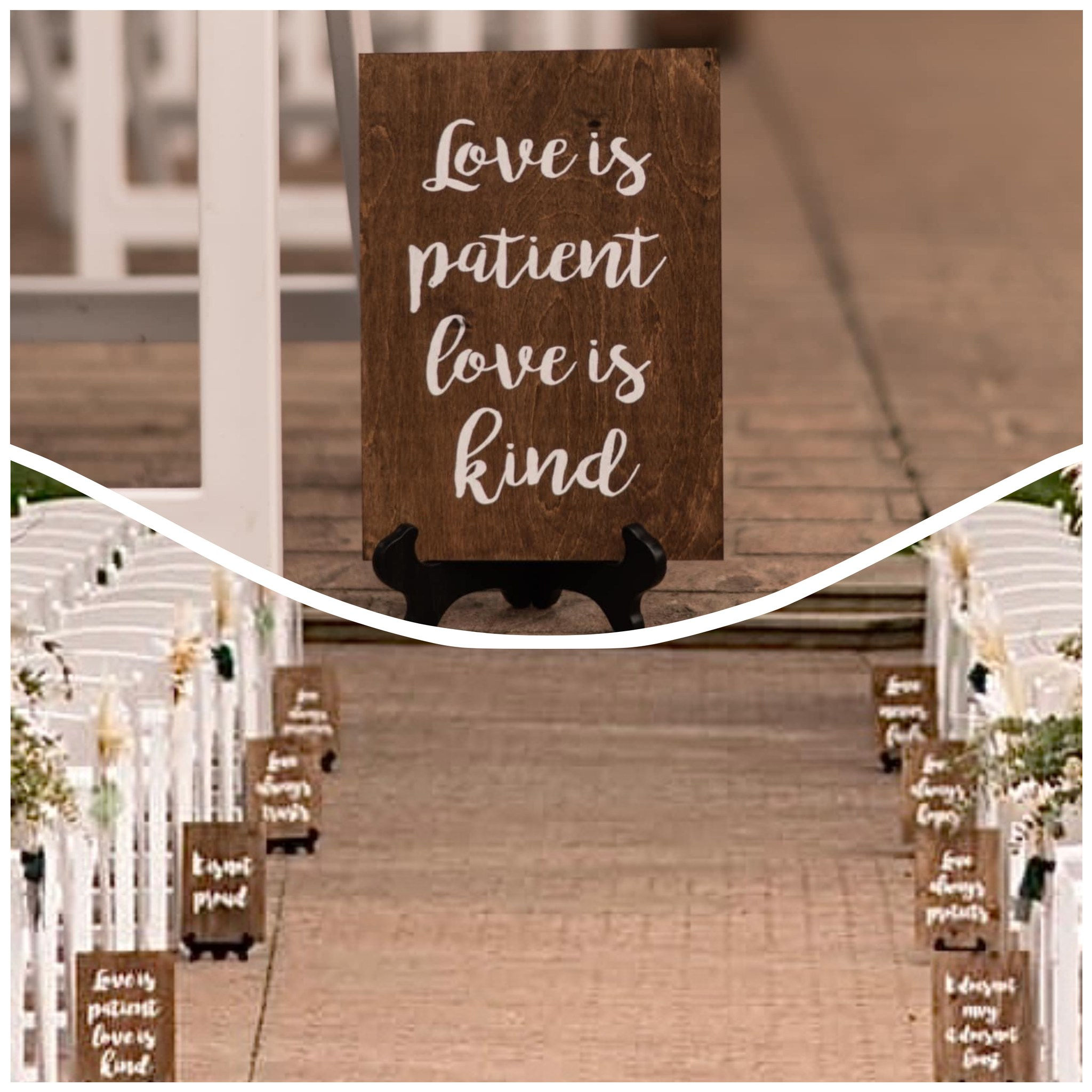 Love is Patient Signs