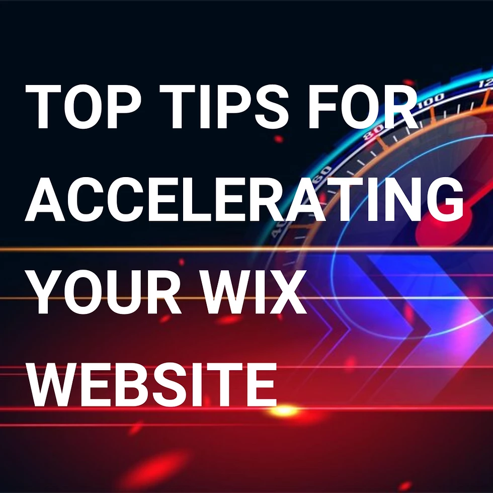 wix site speed