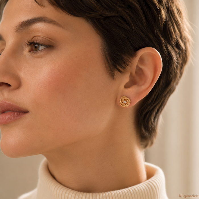 KuhnleGold 100065 Wellendorff Seidenknoten
Ohrstecker 750 Gelbgold Brillanten Lifestyle