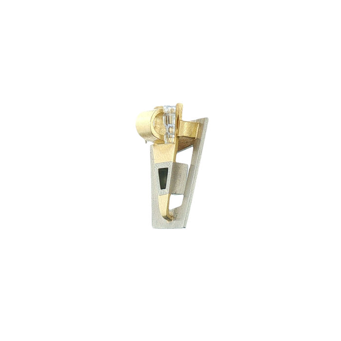 KuhnleGold 100029 Anhänger 750 Gelbgold
Weißgold Diamant Trapezschliff Seitlich hinten