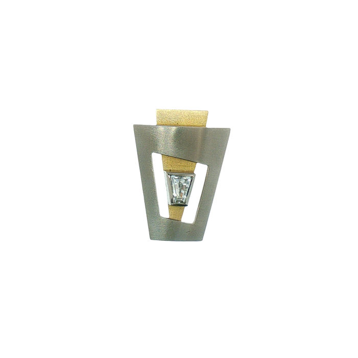 KuhnleGold 100029 Anhänger 750 Gelbgold
Weißgold Diamant Trapezschliff Front
