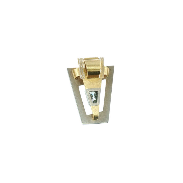 KuhnleGold 100029 Anhänger 750 Gelbgold
Weißgold Diamant Trapezschliff Rückseite