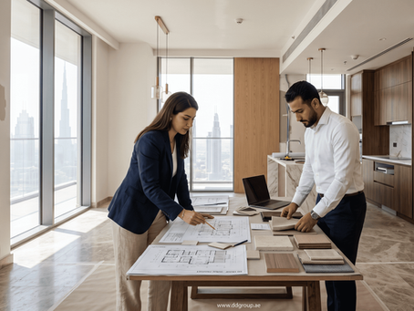 Interior renovation Dubai apartment planning and material selection