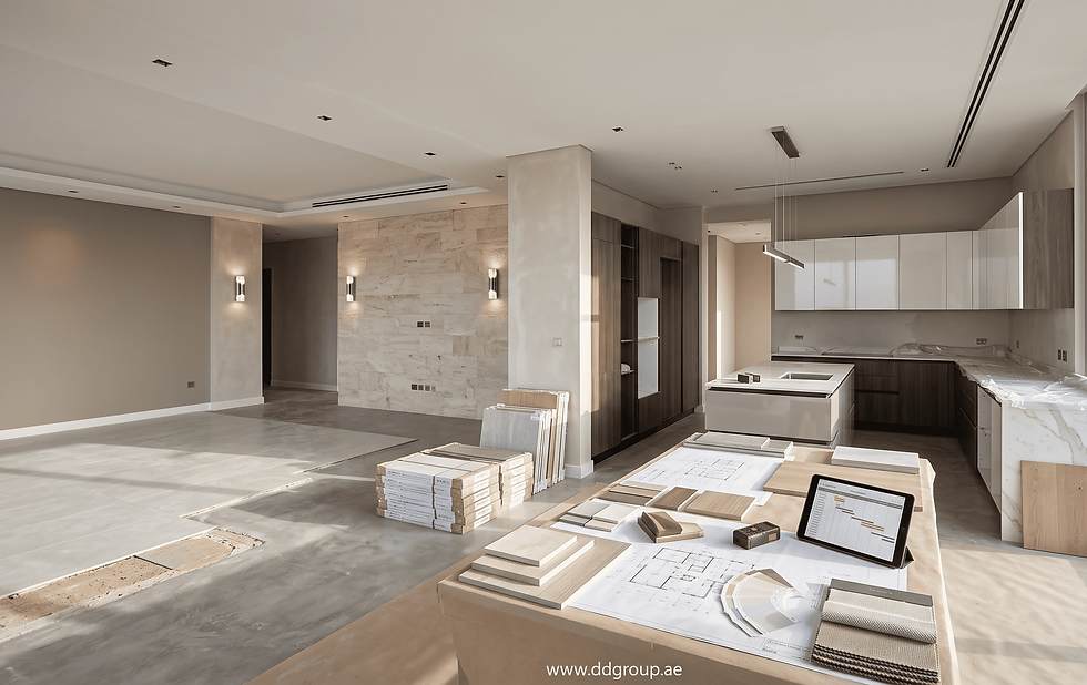 Renovation companies in UAE completing a modern home renovation