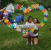 Autism walk with my daughter