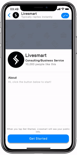 livesmart chatbot