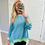 Thumbnail: Blue/green stripped sweater