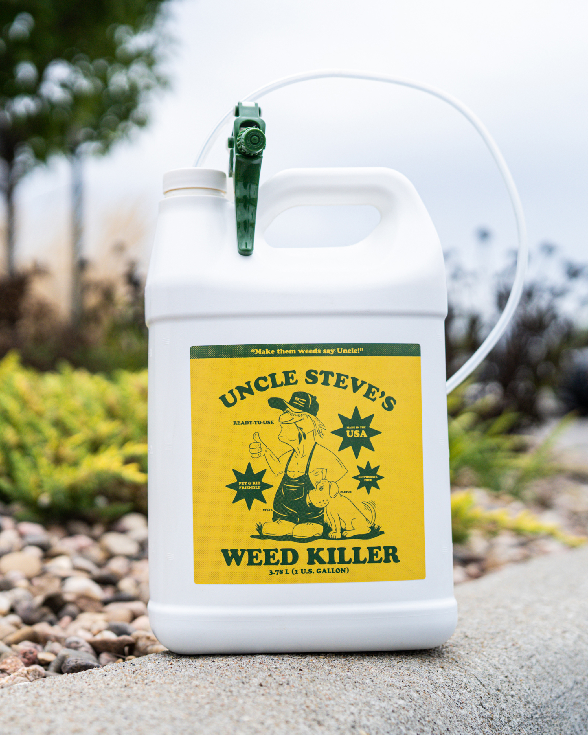 Mosaic Marketing Co Kansas City Label Design Uncle Steve's Weed Killer
