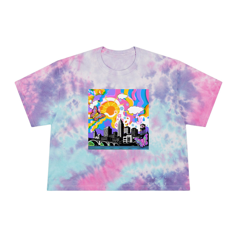 Thumbnail: "5 Seasons" Tie-Dye Crop Tee