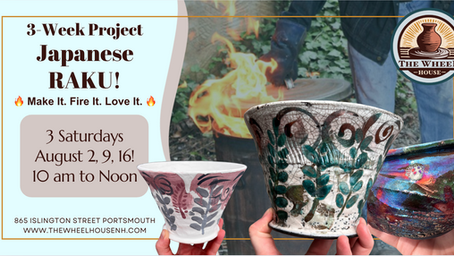 Japanese Raku Courses at The Wheel House