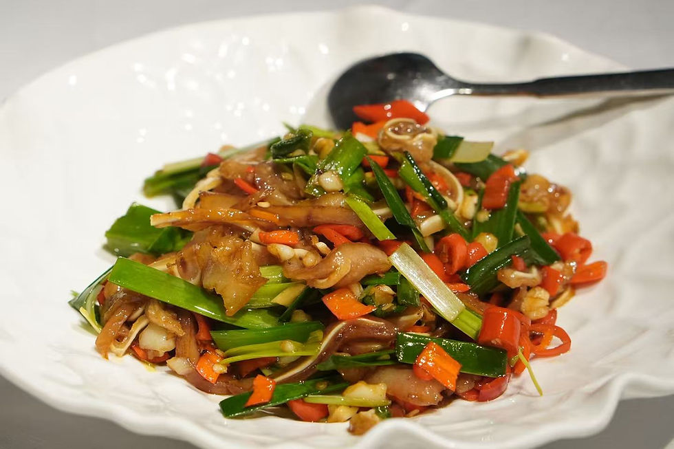 Stir-fried Pig's Ear - est. 118 rmb
