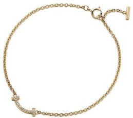 Smile Bracelet in Yellow Gold with Diamonds
