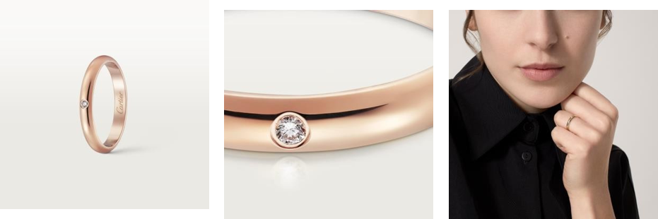 1895 Wedding Band, 2.6 Mm Width, 1 Diamond